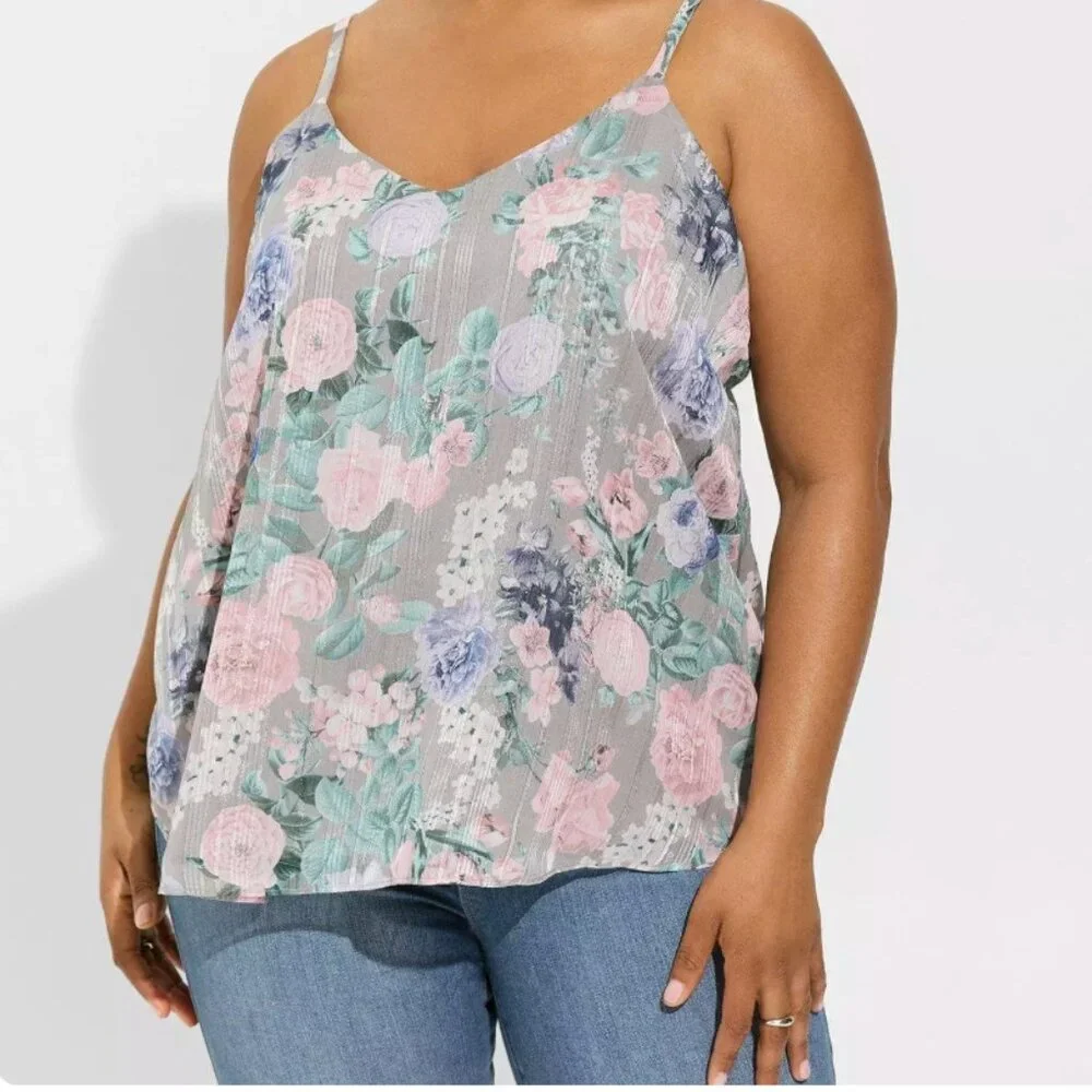 NWT Torrid Sophie Chiffon Swing Cami - Picture 1 of 4